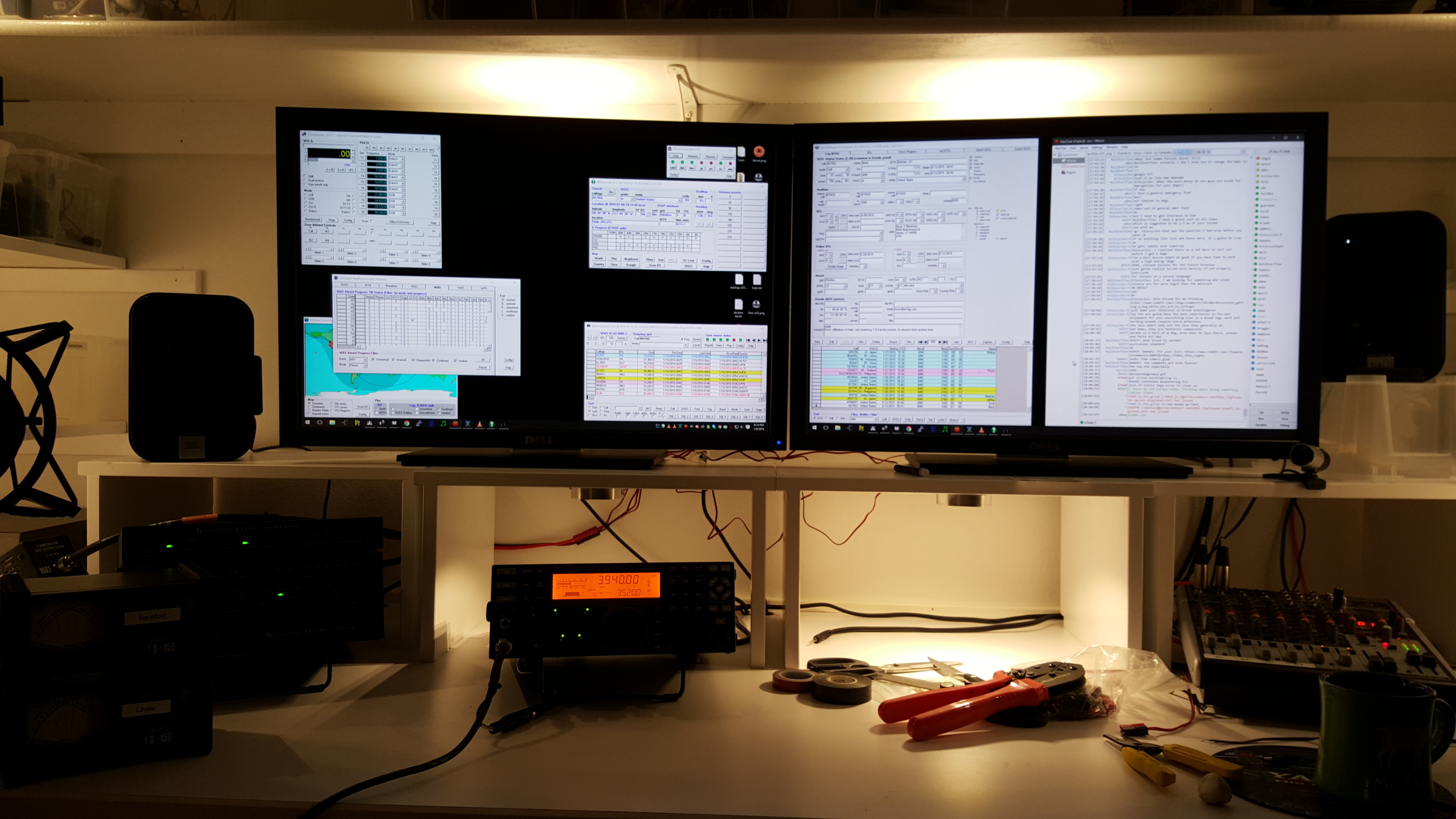 Recently Built Shack Desk